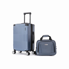 Rockland Napa Valley 2-Pc. Hardside Lightweight Luggage Set - BLUE ONE SIZE