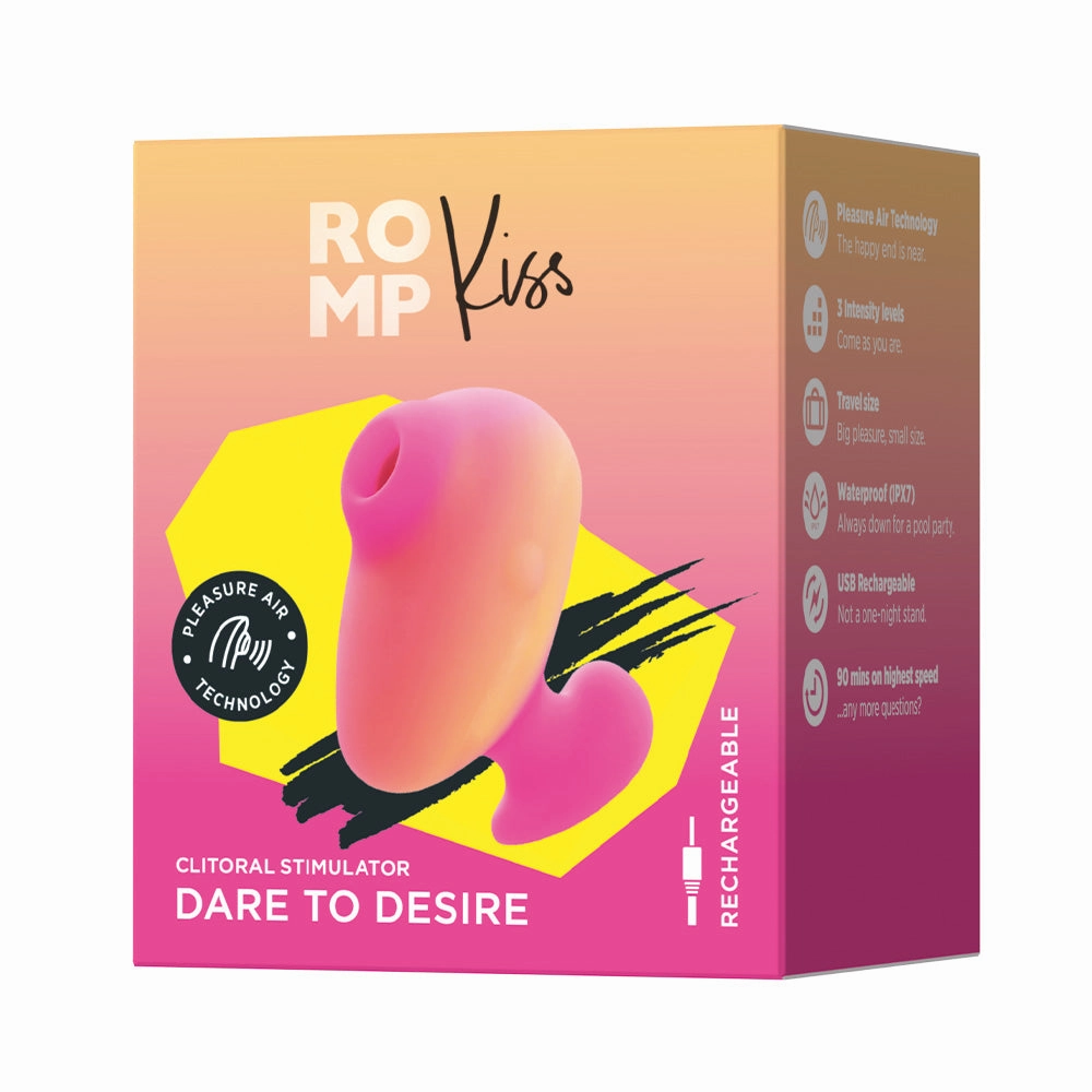 Romp Kiss Ergonomic Clitoral Suction Stimulator