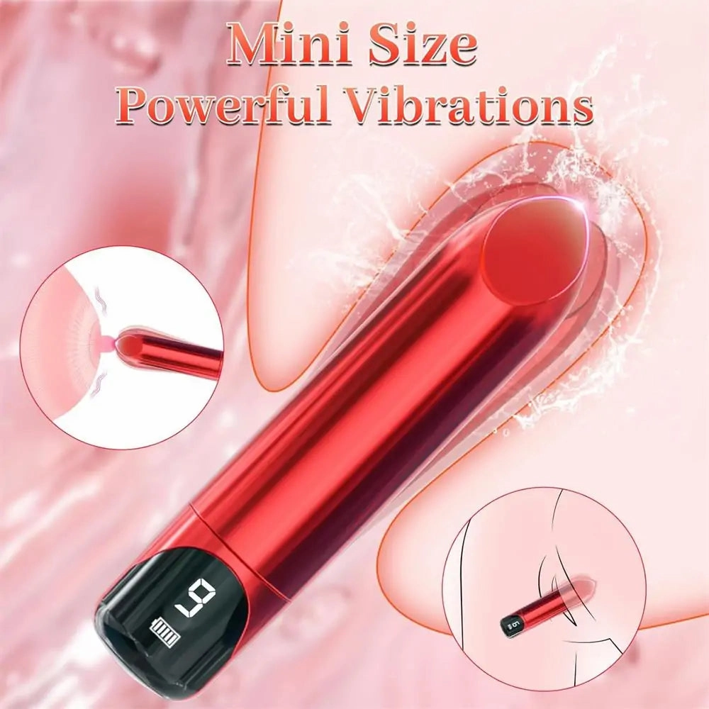 Rose Red Bad Bitch Lipstick Vibe with LED Display