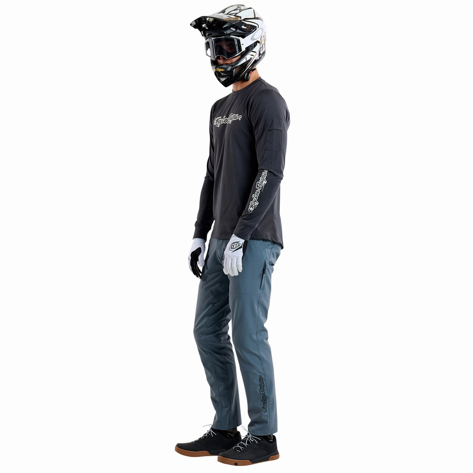 Ruckus Long Travel Pant Mono Steel Blue