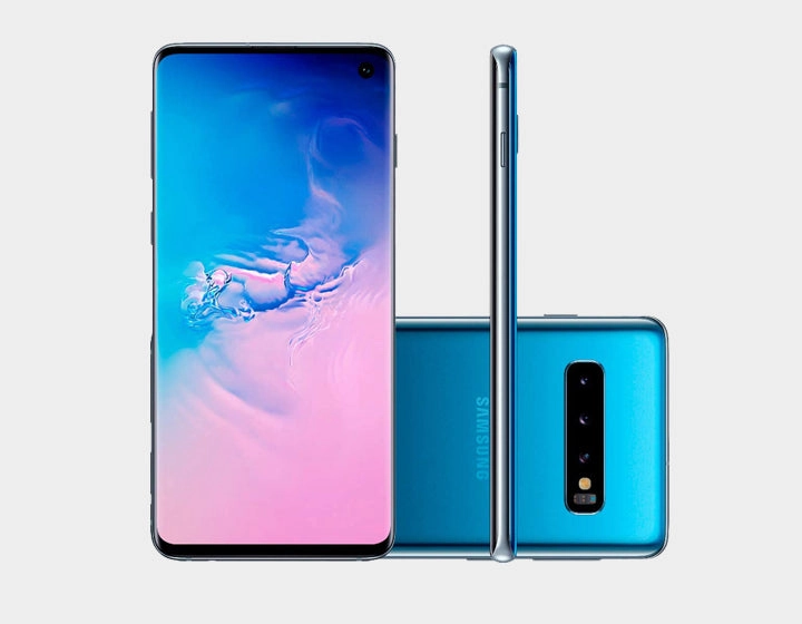 Samsung Galaxy S10 SM-G973F/DS 128GB 8GB Dual SIM GSM Unlocked - Prism Blue