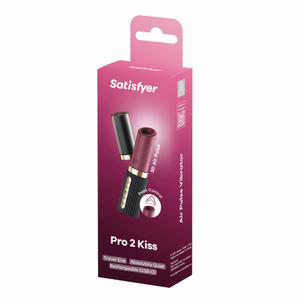 Satisfyer Pro 2 Kiss Lipstick Air Pulse Clitoral Stimulator