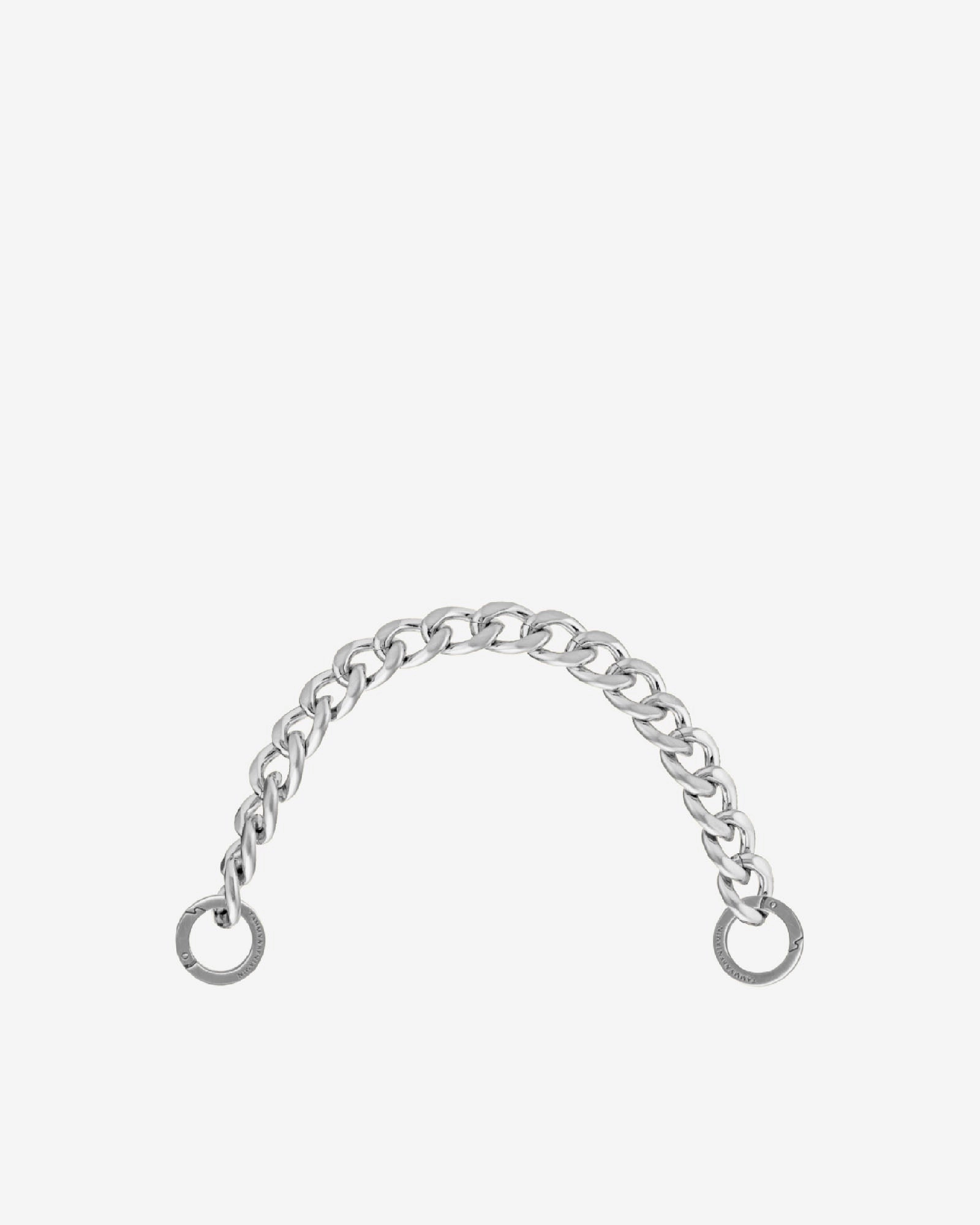 SHORT CHAIN - 40 cm - Silver metal