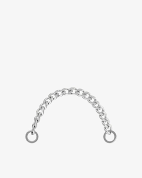 SHORT CHAIN - 40 cm - Silver metal