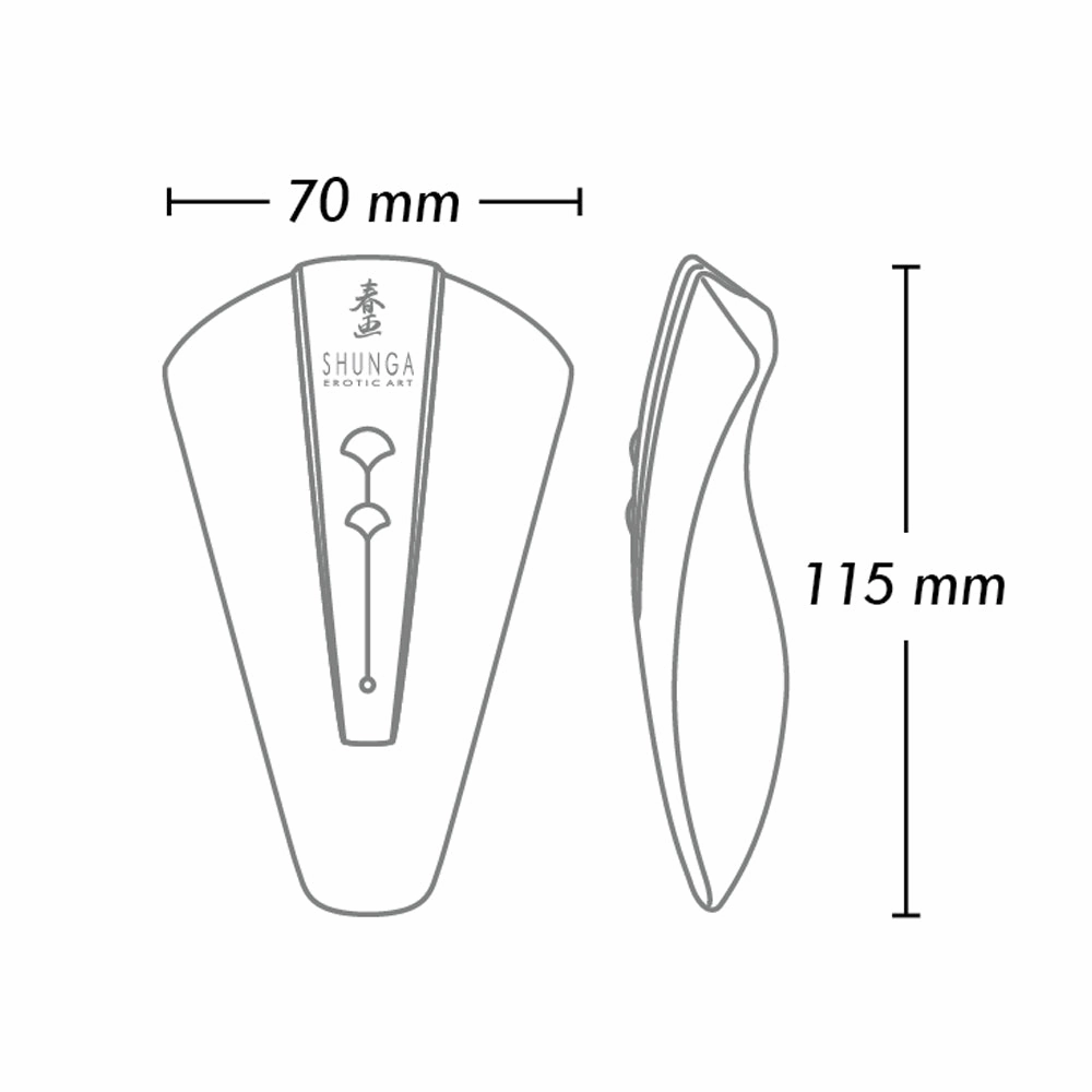 Shunga Obi Vibrating Lay-On Clitoris, Labia & Perineum Massager