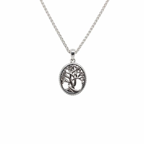 Silver Tree of Life Pendant Petite