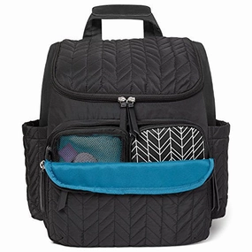 Skip Hop 203100-CNSZP Forma Travel Carry All Diaper Backpack with Insulated Bag, One Size, Jet Black
