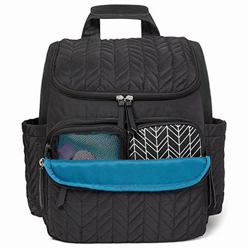 Skip Hop 203100-CNSZP Forma Travel Carry All Diaper Backpack with Insulated Bag, One Size, Jet Black