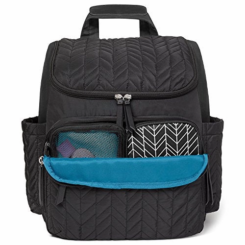 Skip Hop 203100-CNSZP Forma Travel Carry All Diaper Backpack with Insulated Bag, One Size, Jet Black