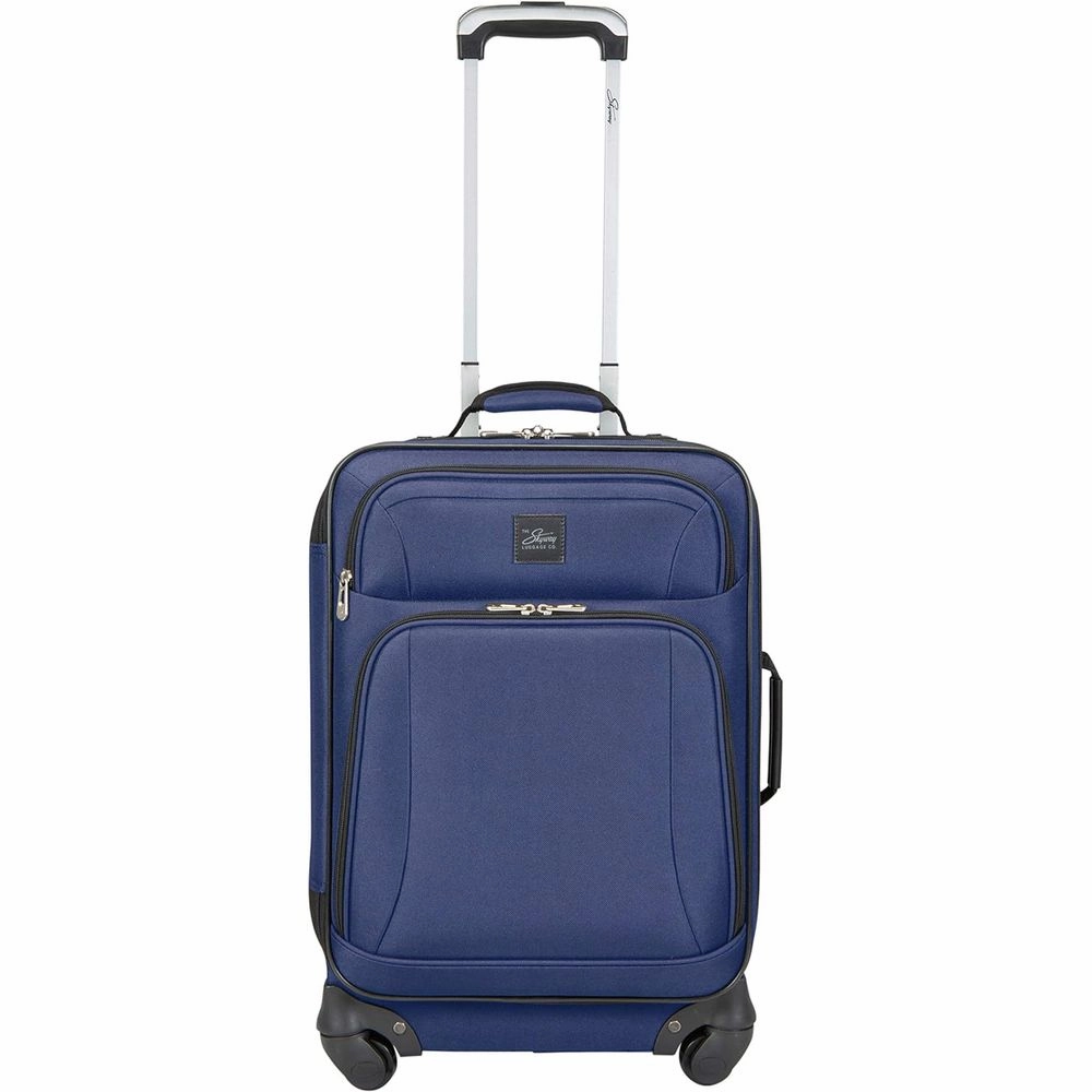 Skyway 450-S2-472-SET Epic Softside 4-Wheel Luggage Spinner Collection (Surf Blue, 2-Piece Set (20/24))