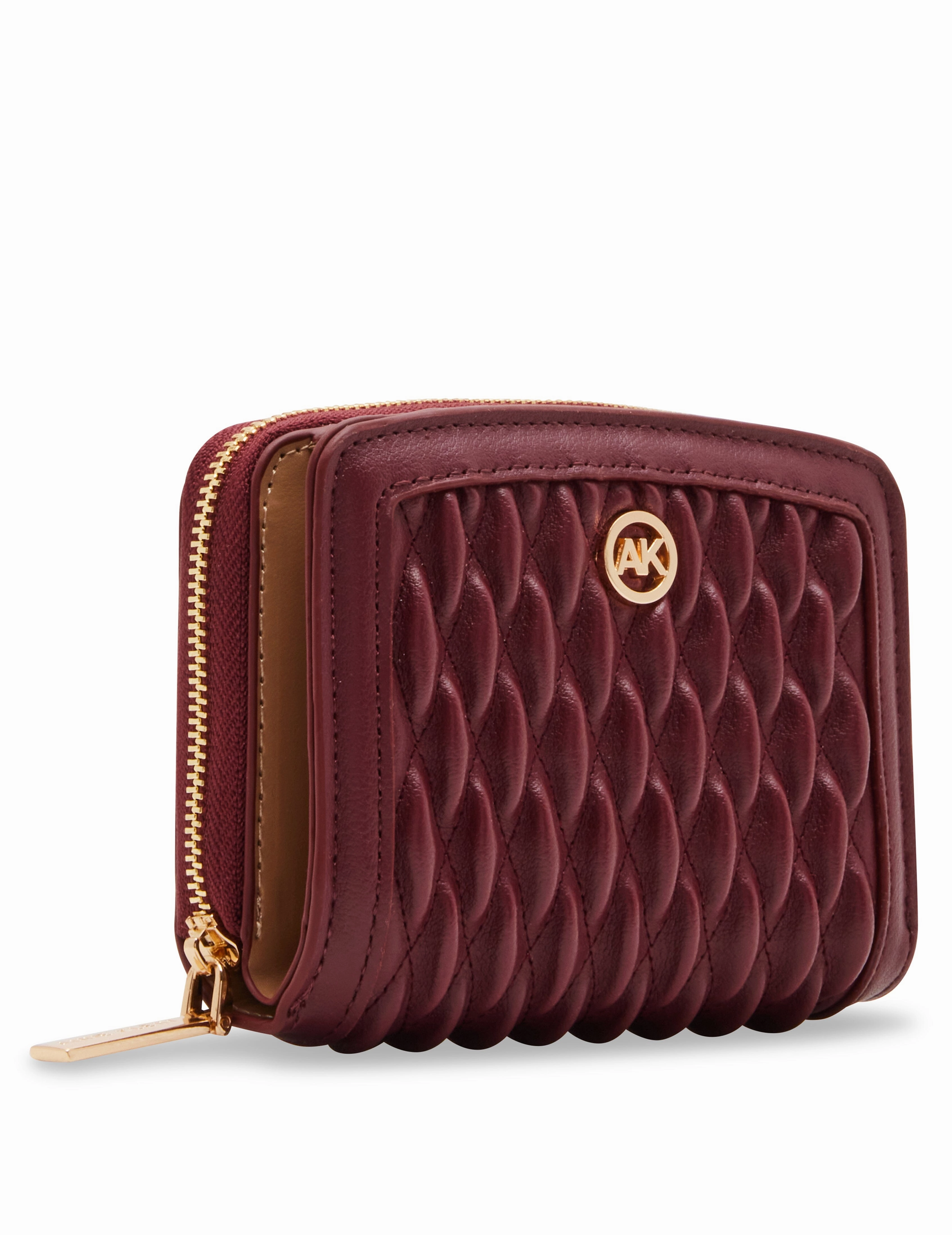 Small Ruched Quilted Wallet