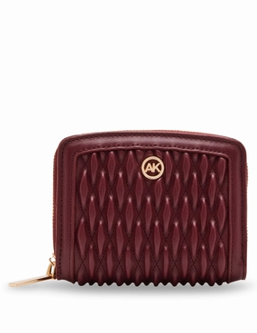 Small Ruched Quilted Wallet