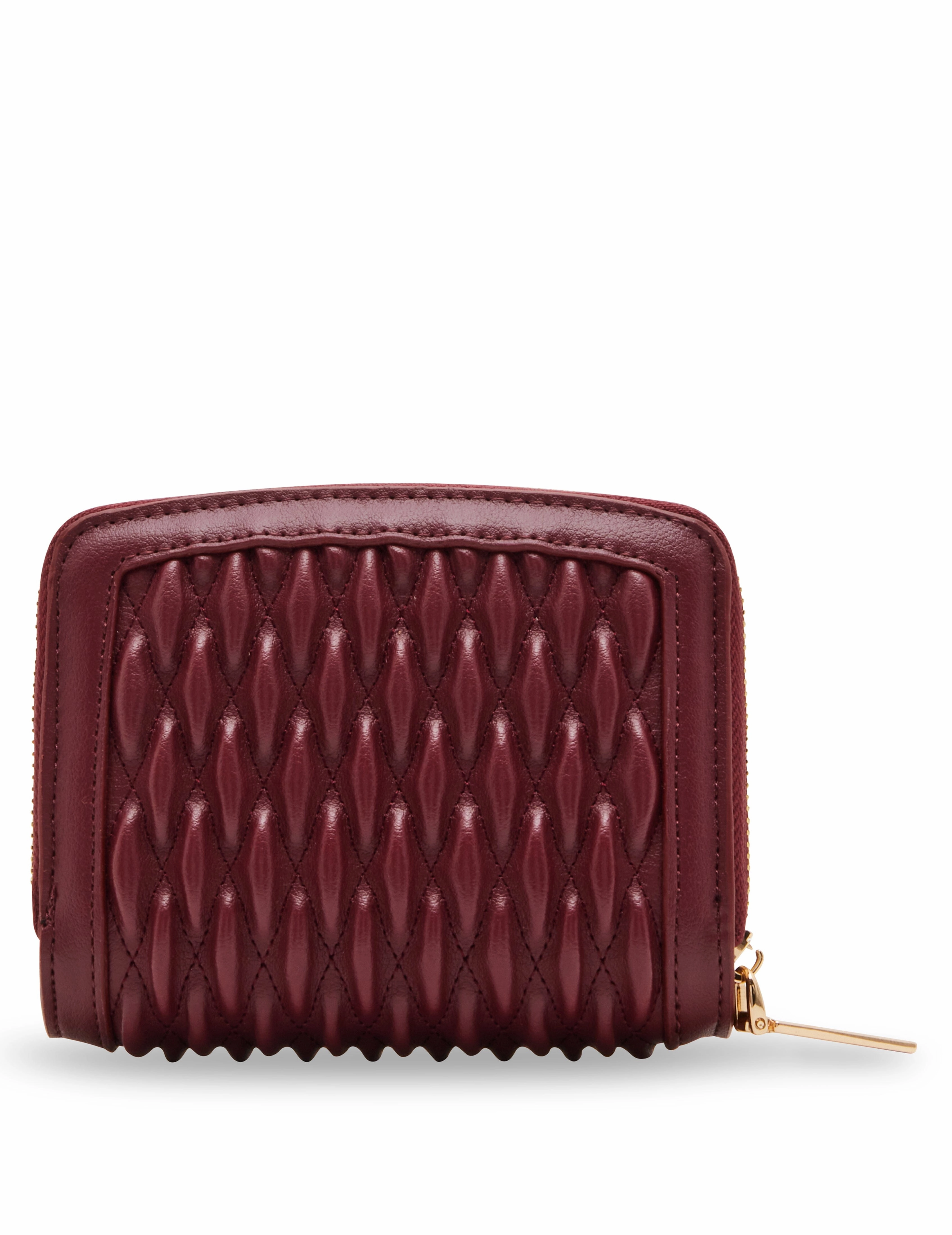 Small Ruched Quilted Wallet