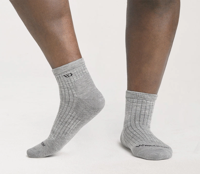 Solid Cushioned Quarter Socks