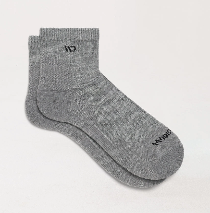 Solid Cushioned Quarter Socks