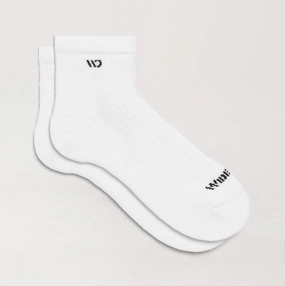 Solid Cushioned Quarter Socks