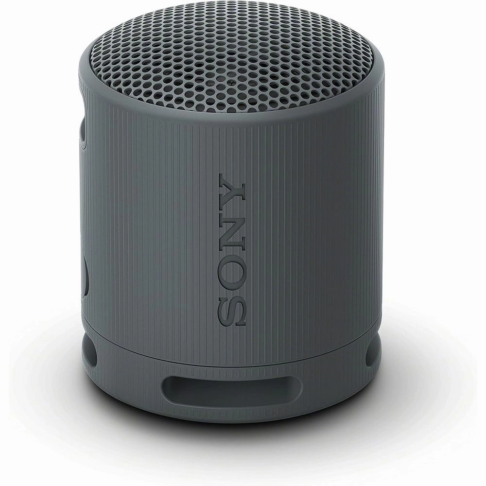 Sony SRSXB100/B Wireless Bluetooth Portable Lightweight Super-Compact Travel Speaker, Extra-Durable IP67 Waterproof & Dustproof, 16 Hour Battery, Versatile Strap, and Hands-Free Calling (Black)