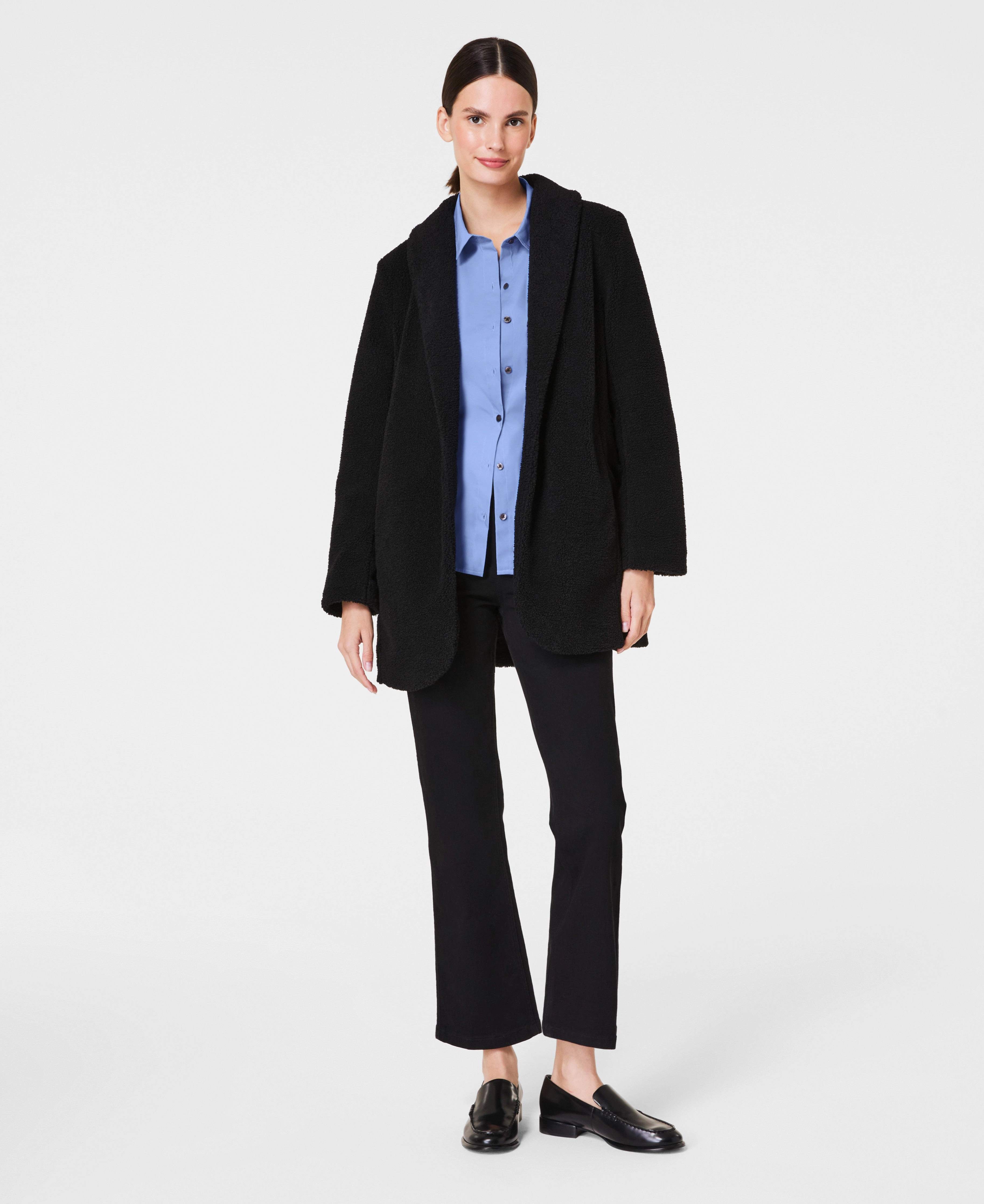 SPANX® Fleece Shawl Jacket