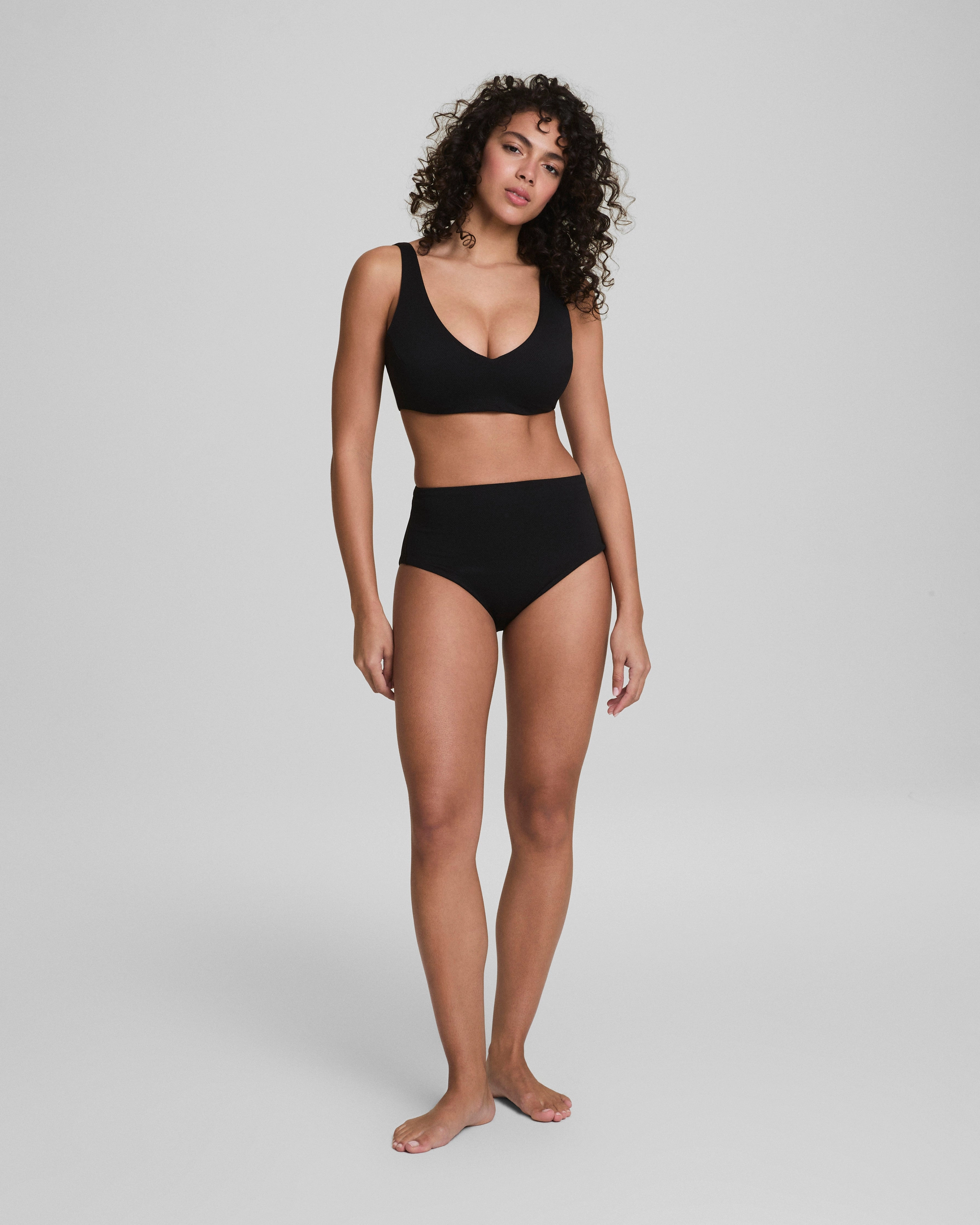 SPANXshape™ Swim Pique Hi-Rise Cheeky Bottom