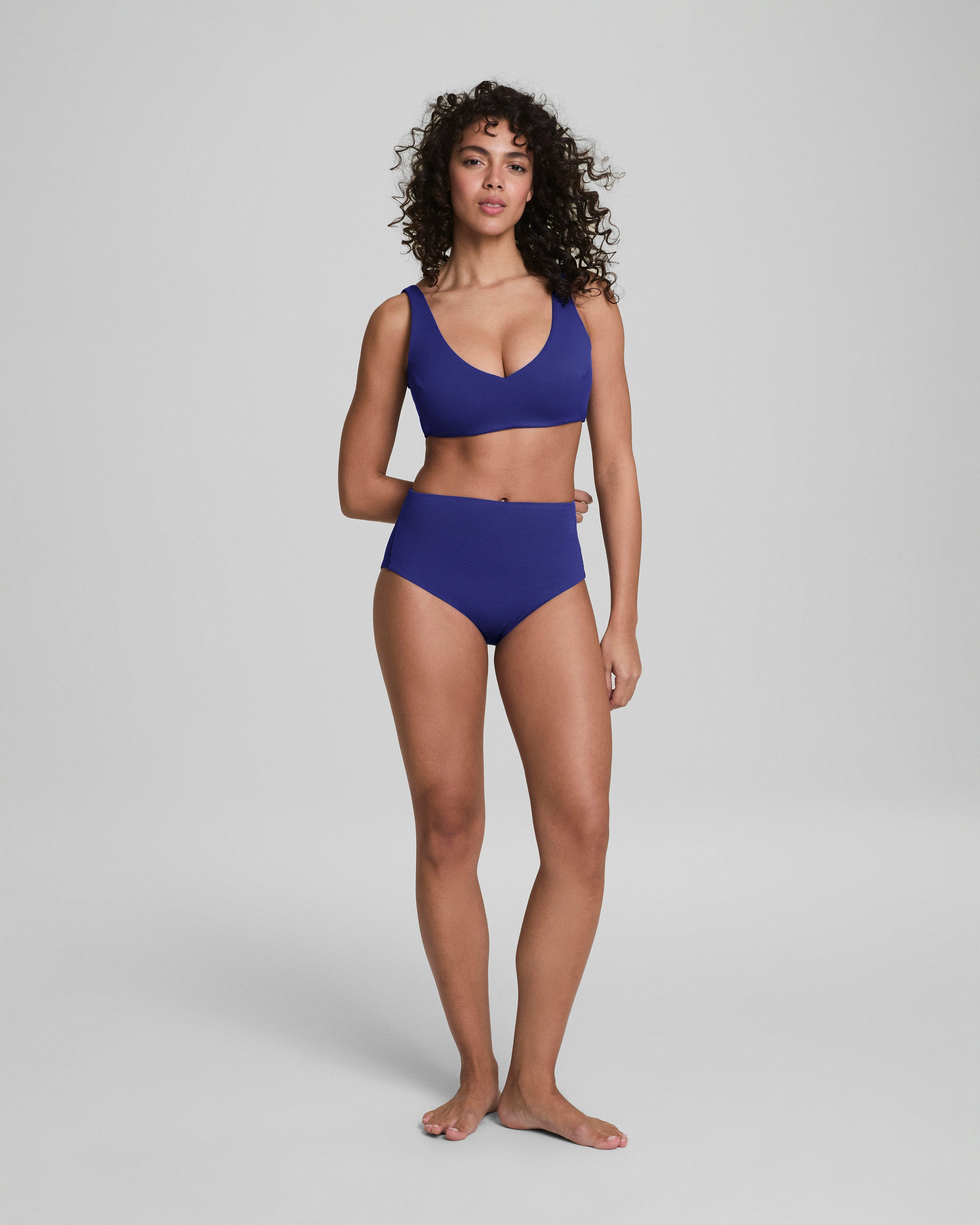 SPANXshape™ Swim Pique Hi-Rise Cheeky Bottom