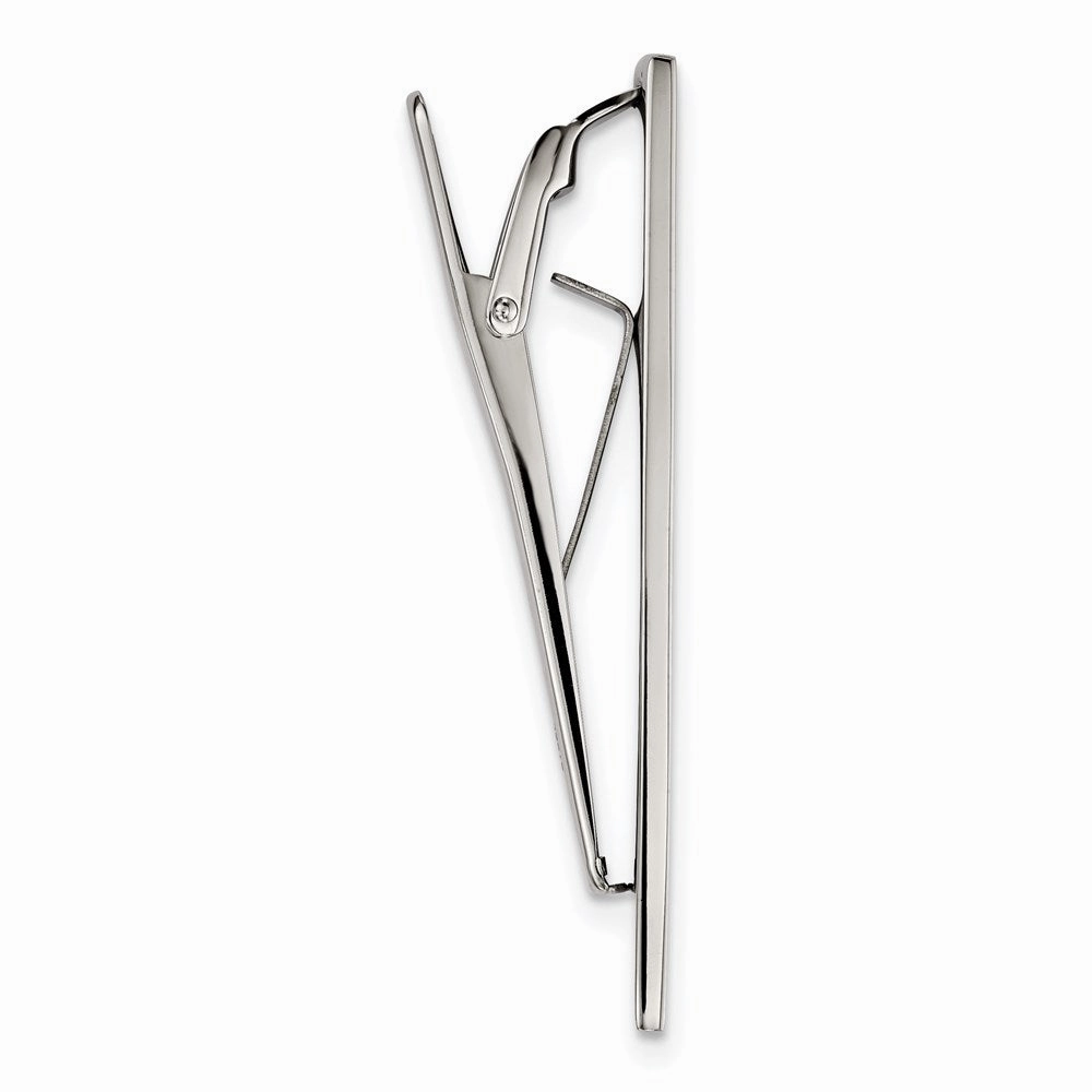 Stainless Steel Polished Studded Tie Bar