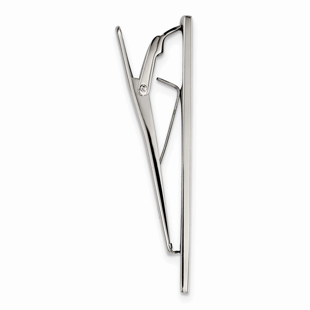 Stainless Steel Polished Studded Tie Bar