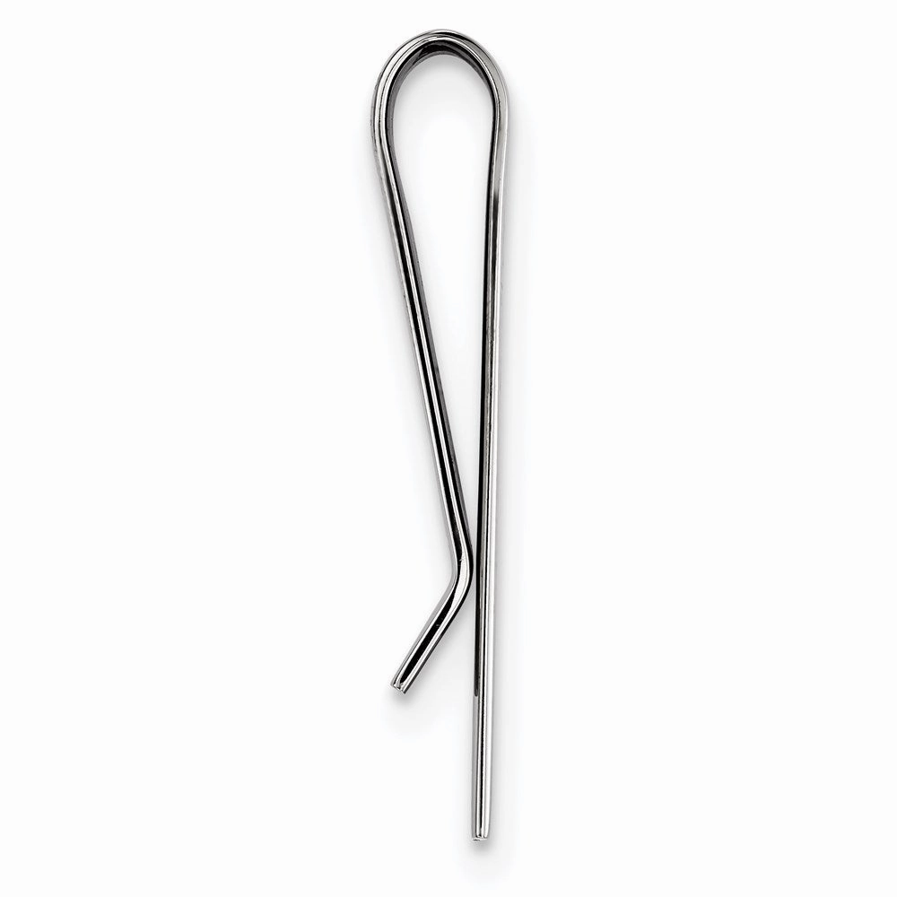 Stainless Steel Polished Tie Bar / Money Clip