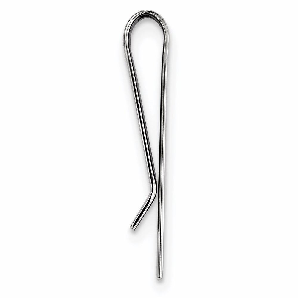 Stainless Steel Polished Tie Bar / Money Clip