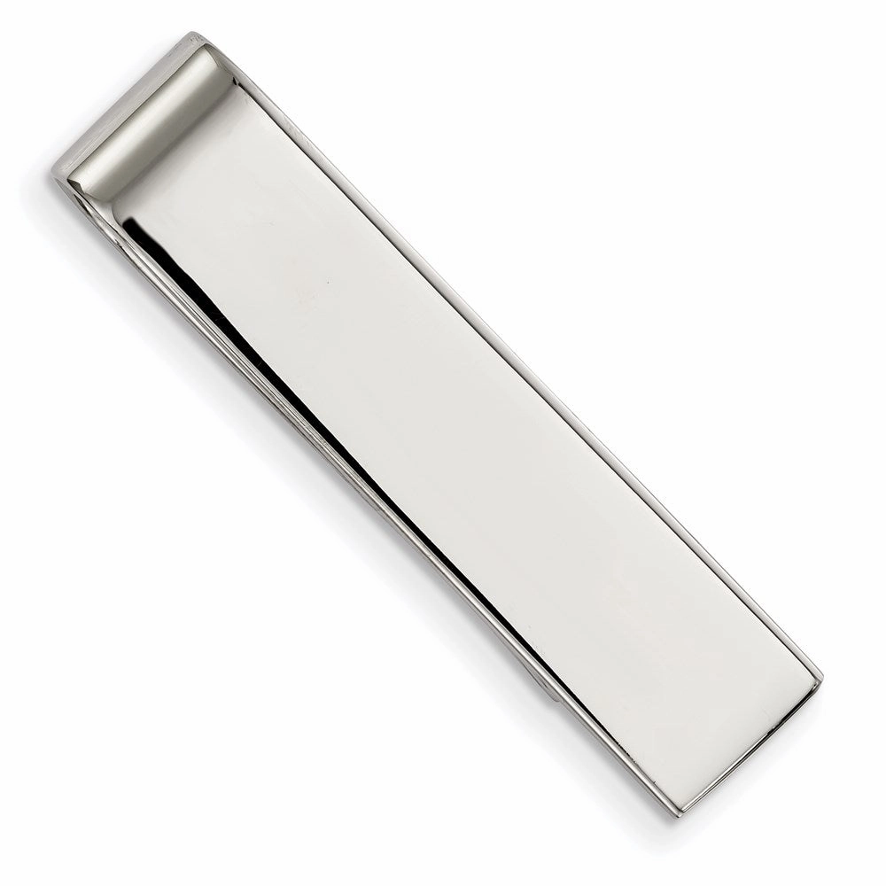 Stainless Steel Polished Tie Bar / Money Clip