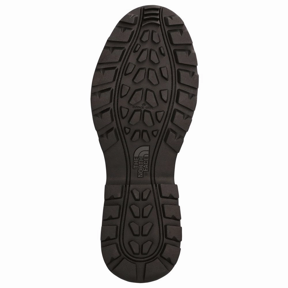 The North Face Chilkat V 400 Insulated Waterproof Pac Boots for Men - TNF Black/Asphalt Grey - 10M