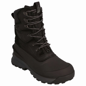 The North Face Chilkat V 400 Insulated Waterproof Pac Boots for Men - TNF Black/Asphalt Grey - 10M