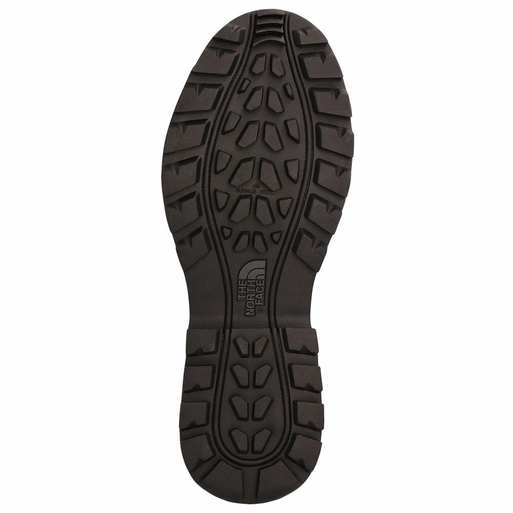 The North Face Chilkat V 400 Insulated Waterproof Pac Boots for Men - TNF Black/Asphalt Grey - 10M