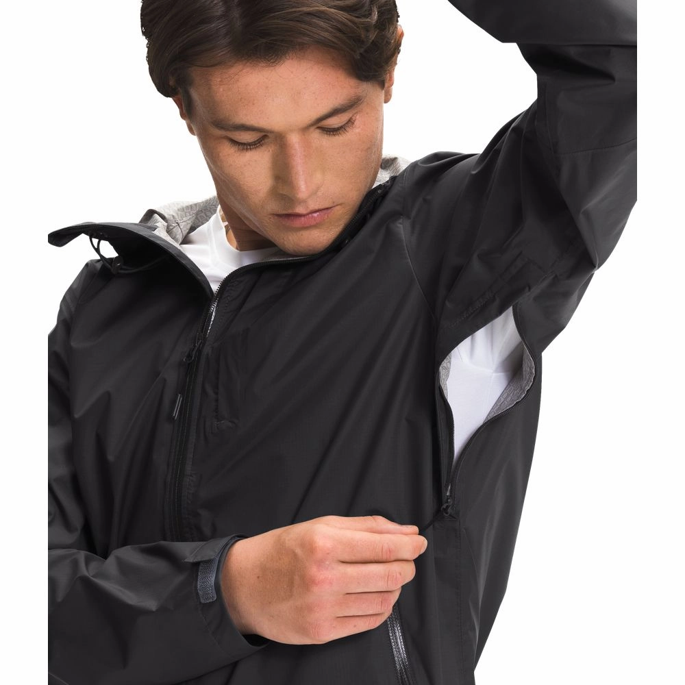 The North Face NF0A7QAW Alta Vista Jacket for Men - TNF Black - Large - Waterproof & Windproof