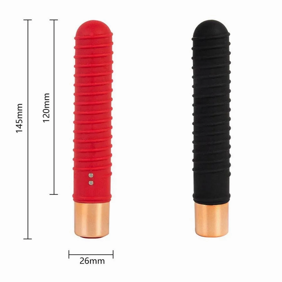 Thread Silicone Bullet Vibrator for Women