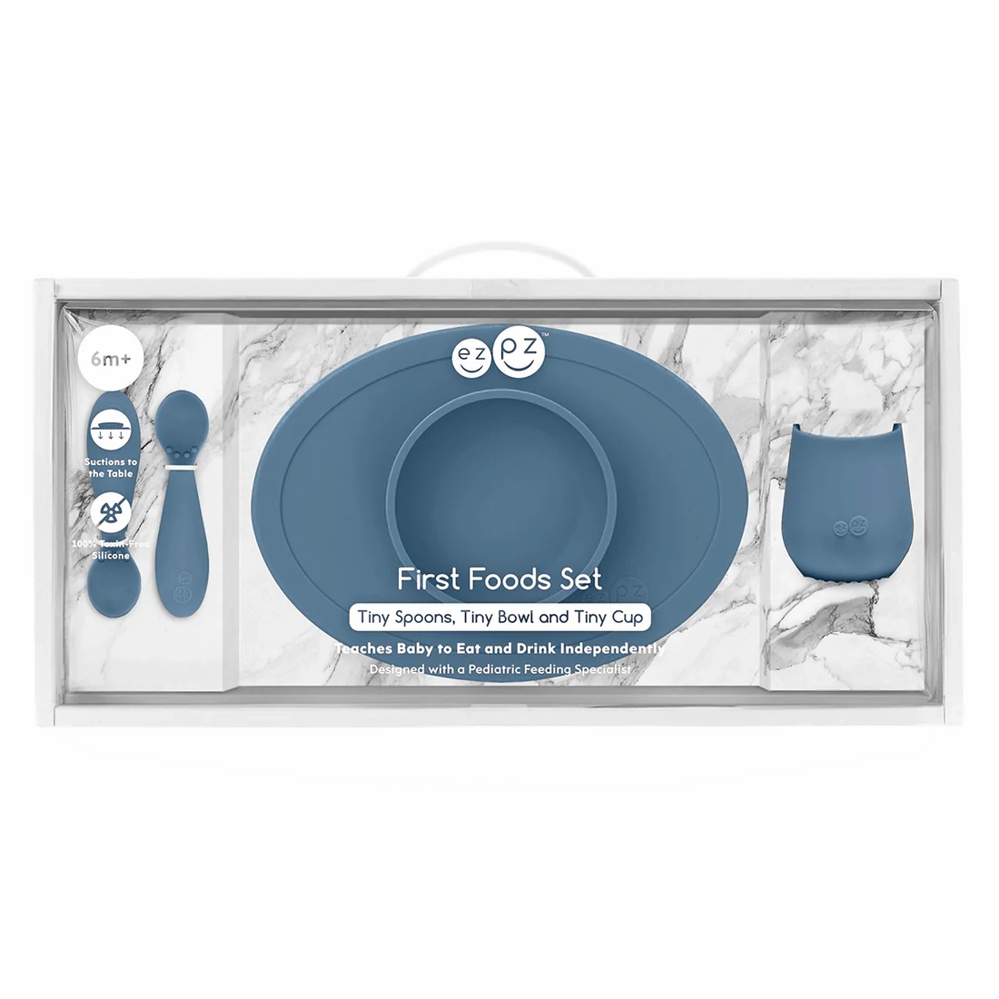 Tiny First Food Set - Indigo