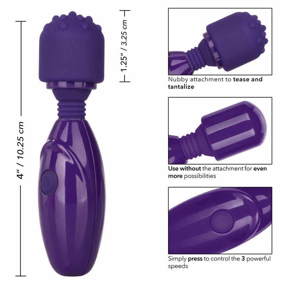 Tiny Teasers Nubby Mini Vibrating Wand