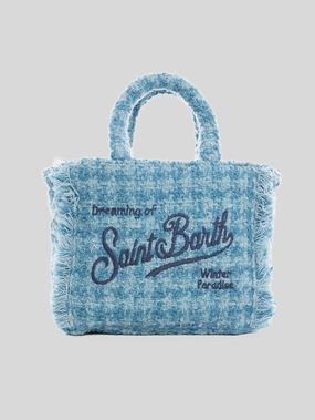 Vanity Mini Bag in Blue Tweed