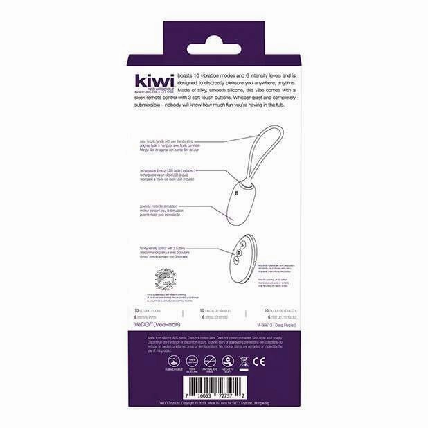 VeDO - Kiwi Remote Control Rechargeable Egg Vibrator