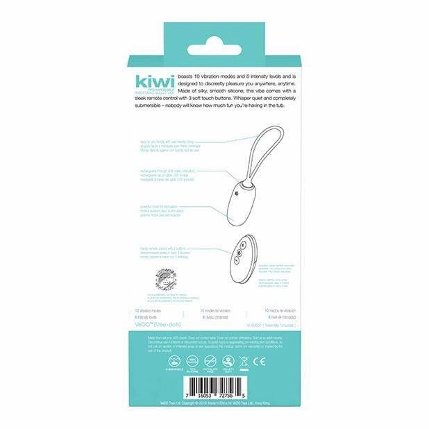 VeDO - Kiwi Remote Control Rechargeable Egg Vibrator