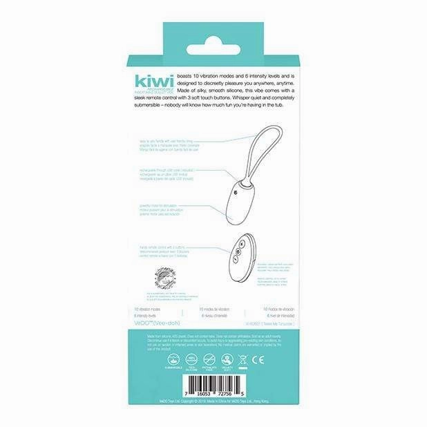VeDO - Kiwi Remote Control Rechargeable Egg Vibrator