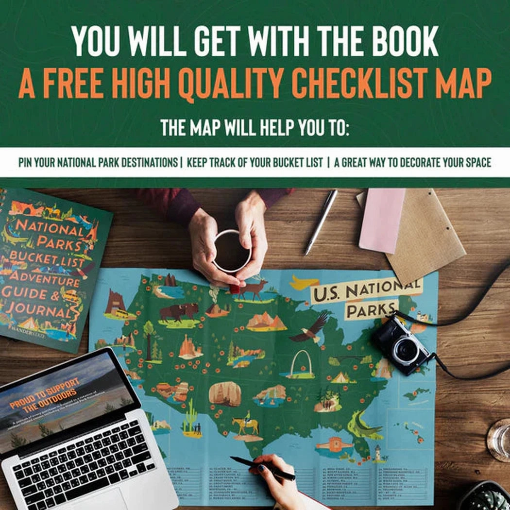Wanderstate National Parks Bucket List Adventure Guide & Journal