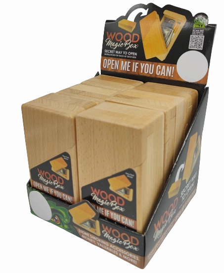 Wood Magic Storage Box - 6 Pieces Per Retail Ready Display 23154
