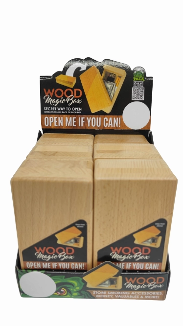 Wood Magic Storage Box - 6 Pieces Per Retail Ready Display 23154