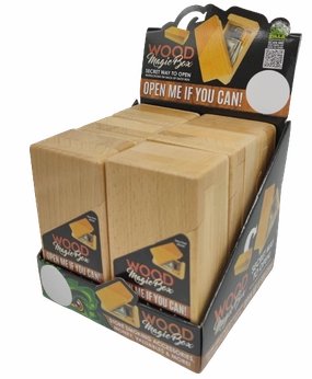 Wood Magic Storage Box - 6 Pieces Per Retail Ready Display 23154