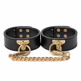 ZYL Petite Faux Leather Push-Stud Ankle Cuffs